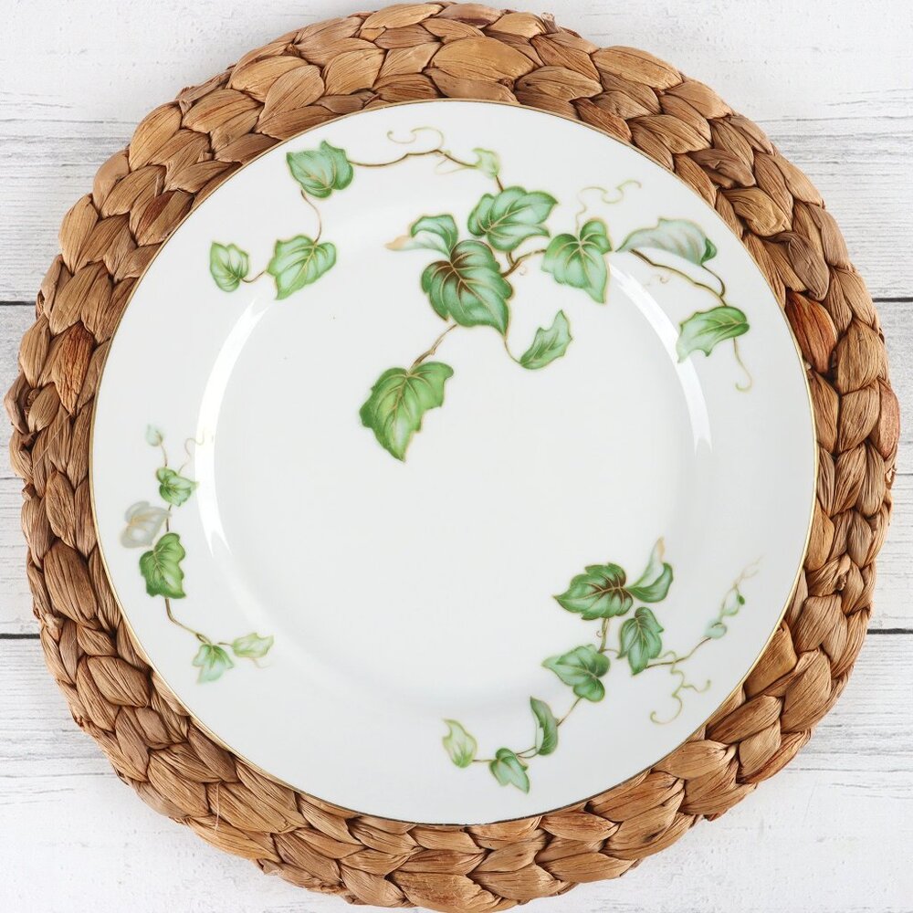 Vintage Sone China Moss Ivy Dinner Plate 10"in Japan